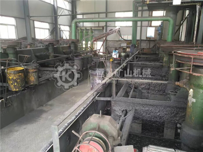 Graphite ore flotation processing flow chart